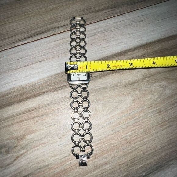 Cote D’Azur Wristwatch Women’s Silver Band Quartz Movement Tested Added Battery - Picture 4 of 8